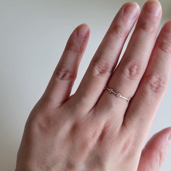 Laufey x Catbird Nocturne Star Ring, Silver - Picture 4 of 5